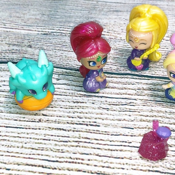 Shimmer & Shine Lot of 6 Mini Figures - Picture 3 of 12